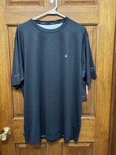 Spyder Men's Black Short Sleeve Rash Guard Swim Shirt. Sz L. NWT