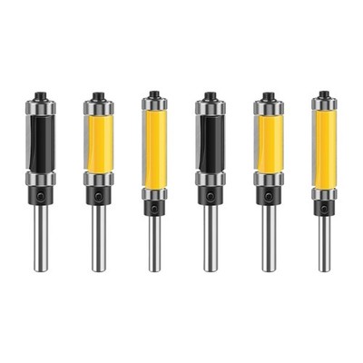Professional Trimming Bit Top and Bottom Bearing Design Double Edges