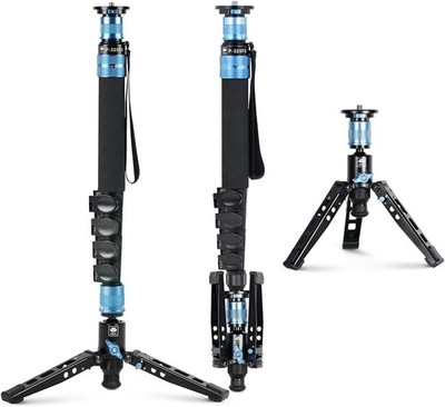 SIRUI Carbon Fiber Tripod Monopod 22 LB Load 55'' Max Height (P-325FS)