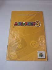 Mario Party 3 Nintendo 64 N64 Instruction Manual Booklet ONLY