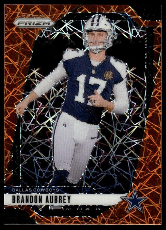 2024 Panini Prizm #79 Brandon Aubrey Orange Ice