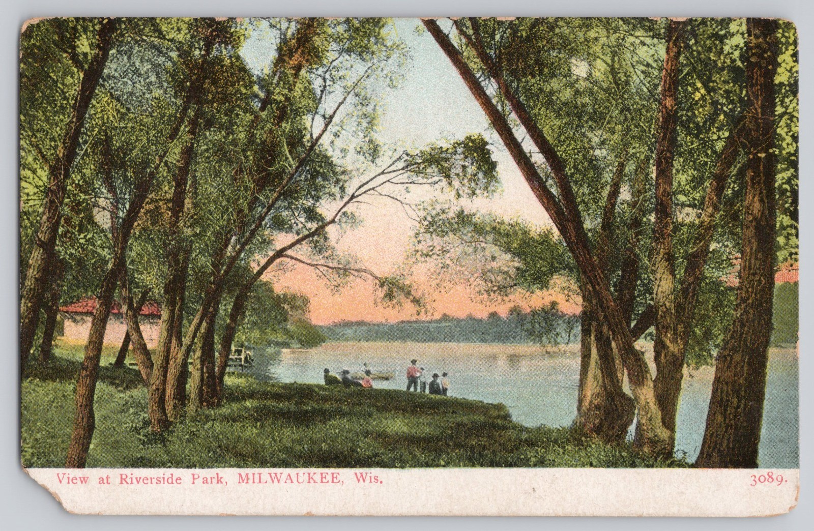 Milwaukee Wisconsin WI Riverside Park c1905 Postcard