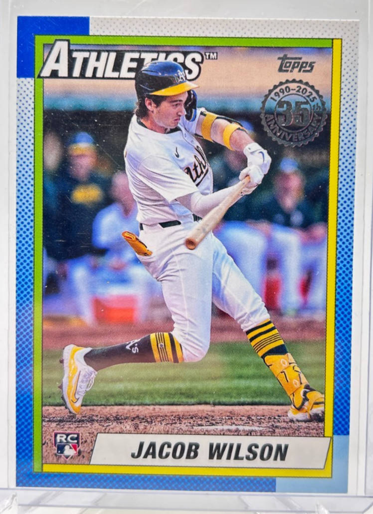 JACOB WILSON (Rookie) - 2025 Topps 1990 Baseball #T90-29 Athletics - (RC)