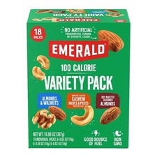 Paquete Variedad Nueces Mixtas 18ct, Paquetes de 100 Calorías, Almendras, Nueces, Anacardos