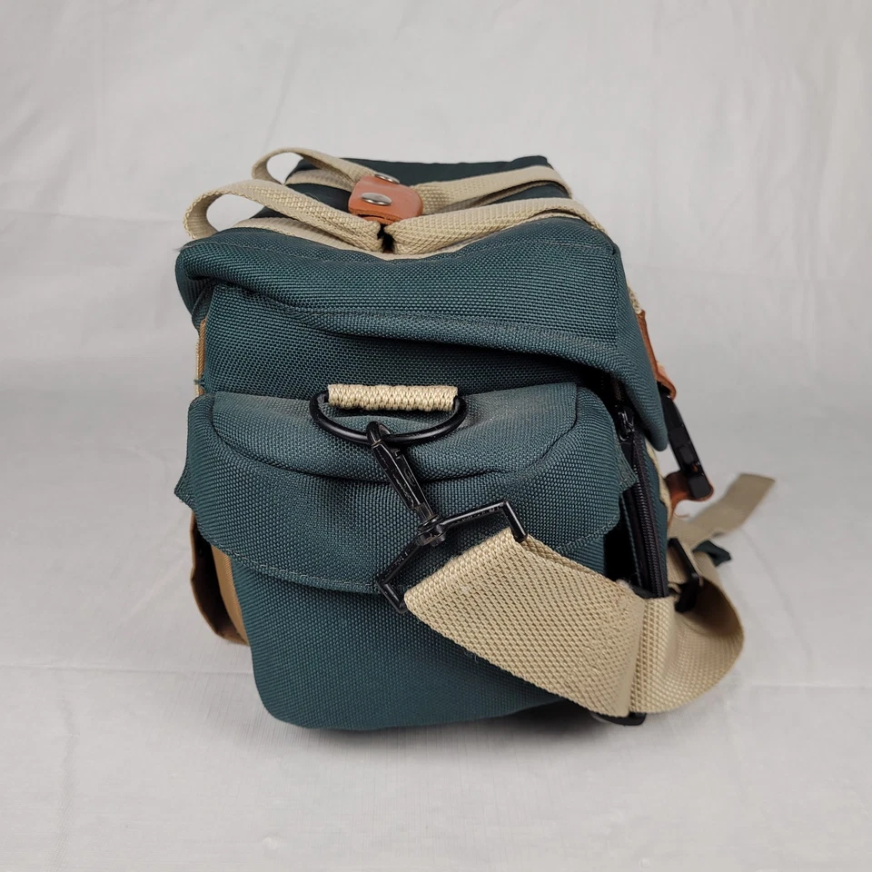 复古佳能相机包收纳袋绿色口袋肩带数码单反相机手提箱 — 第 4/4 张图片