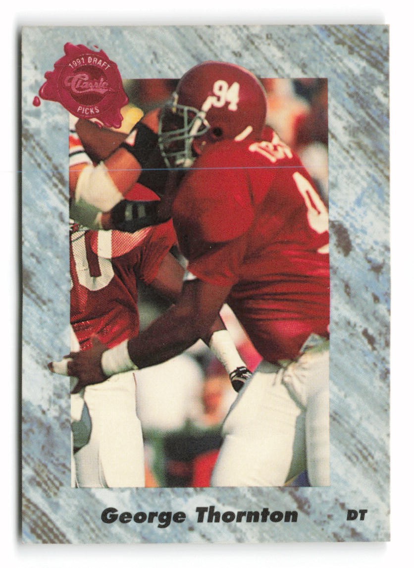 1991 Classic Four Sport George Thornton #132 San Diego Chargers