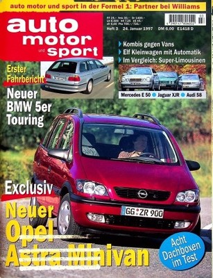 2) Auto Motor Sport AMS 03/1997 - Honda Prelude 2.2i VT - Ford Scorpio 2.0i Tur