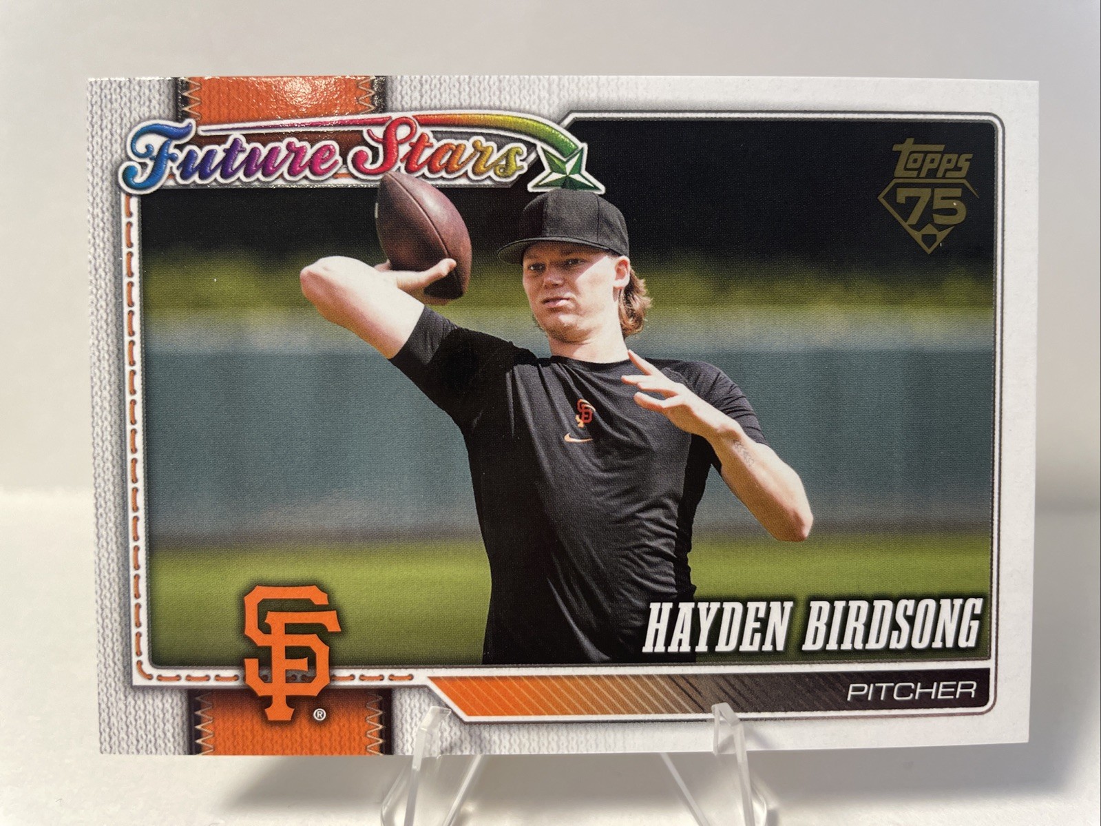 2026 Topps Series 1 Hayden Birdsong Future Stars Golden Mirror #296 Giants