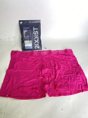 2xist Performance Electric Speed Low Rise Trunk Underwear Fuchsia Purple Mens XL