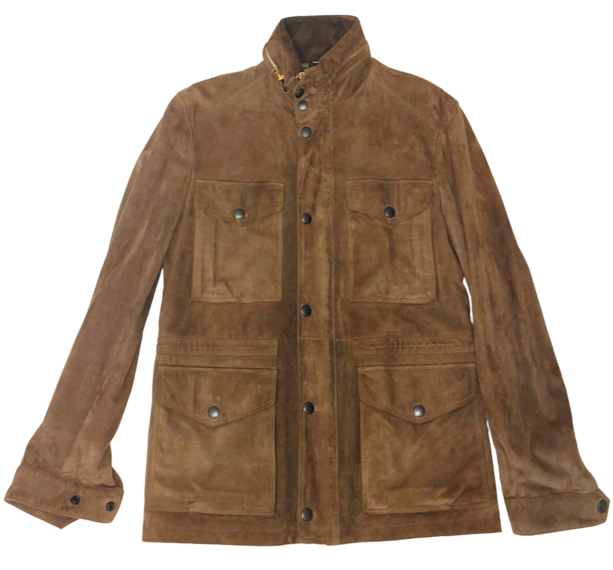 40-50s BURBERRYS PARIS suede jacketフランス製 BURBERRYS NOVA CHECK Lined Suede Leather Men Bomber Jacket Sun