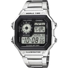Casio Quarz Armbanduhr AE-1200WHD-1AVEF (B x ...