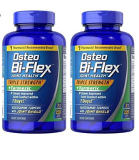 Pack 2 Osteo Bi-Flex Triple Strength Joint Health Turmeric 220 Ct / Exp 2028