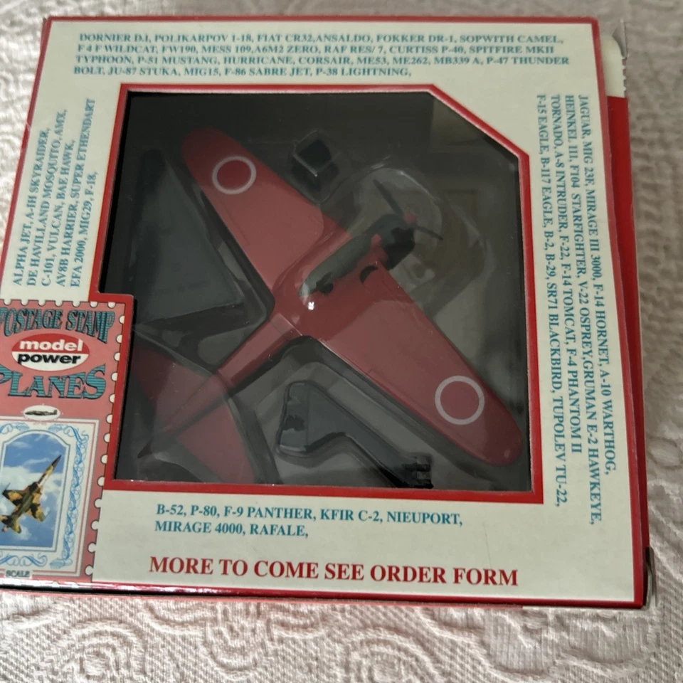 2 New Model Power Postage Stamp Mitsubishi A6M2B-Zero Planes New /Sealed￼ - Image 4 of 4