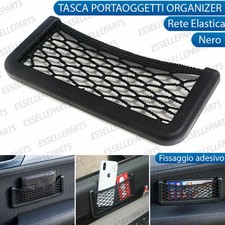TASCA PORTA OGGETTI RETE ELASTICA ORGANIZER PUNTO EVO PER ABARTH (LARGE)