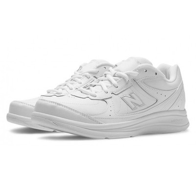 Size 9 EEEE - New Balance 577v1 White Leather Sneakers NWOB