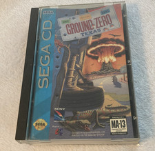 Ground Zero Texas (Sega CD, 1993) MA-13 Shooter NTSC-U/C Manual
