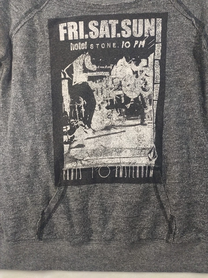 Volcom Women's Parts To Amsterdam Grey Long-sleeved Sweater Size M - Image 3 of 4