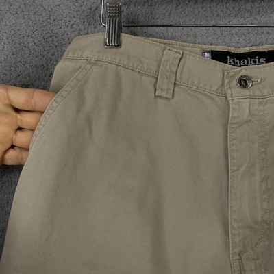 Vintage Levis SilverTab Pants Mens 34x30.5 Beige Khakis Cargo USA