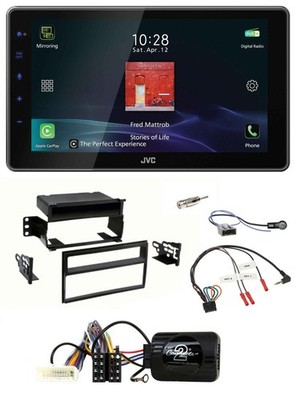 JVC DAB Lenkrad Bluetooth USB Autoradio für Nissan Tiida Versa 07-11 C11 piano