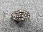 GRANDMA GRABE'S BEAUTIFUL VINTAGE STERLING SILVER CZ 3.62G RING SIZE 6