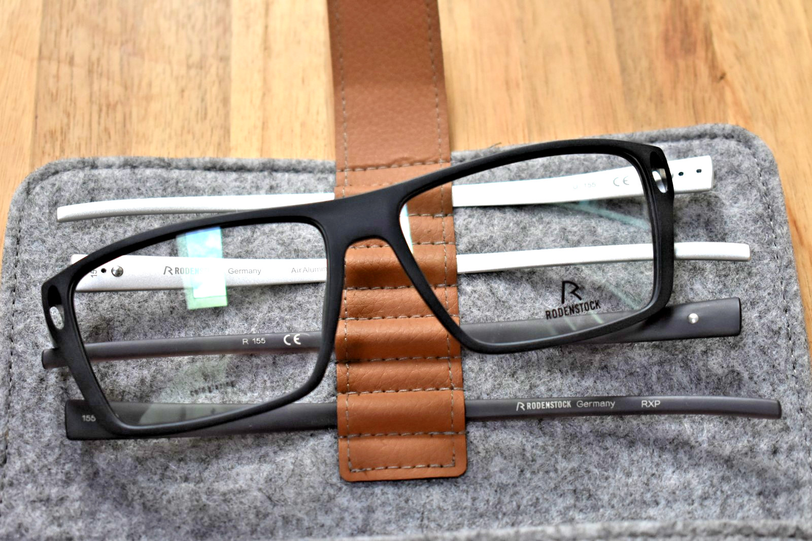 Rodenstock Eyeglasses interchangeable Aluminum made in Germany 8010 A