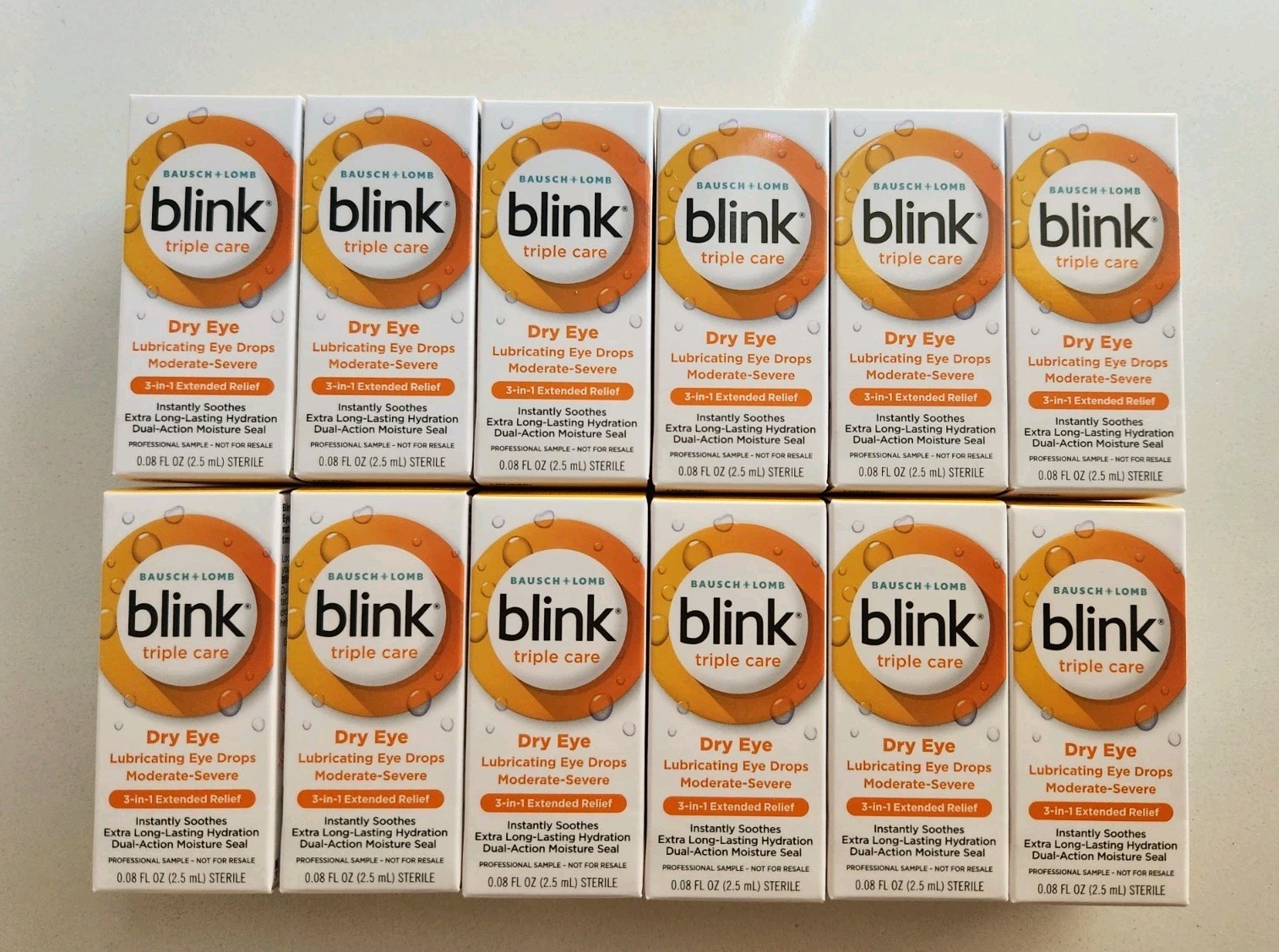 12 X 0.08 Fl Oz (2.5 Ml)  = 30 Ml