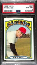 1972 Topps #317 RICH HAND PSA 8 NM-MT 54105827 