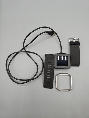 FB502S Fitbit Blaze Smart Fitness Tracker Watch Size Small Black Fast Ship