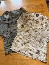 US Marine Corps Bundle Desert Marpat Blouse Jacket Combat USMC Small long