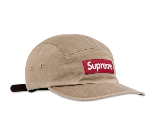 SUPREME “Washed Chino Twill Camp Cap” / Tan OS (FW24)