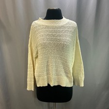 Rip Curl Bella Sweater Women XS Beige Cotton ...