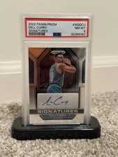 2022 PANINI PRIZM SIGNATURES #SIGDCU DELL CURRY SIGNATURES