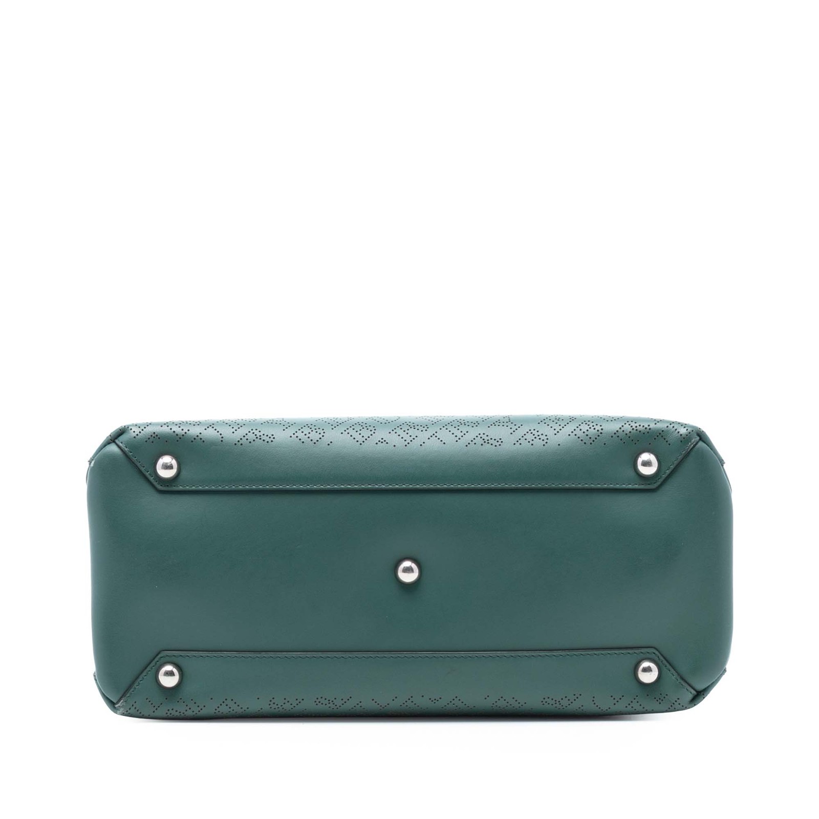 Authenticated Burberry Medium Perforated Leather … - image 3