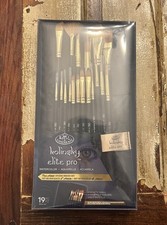 Royal Langnickel Kolinsky Elite Pro Watercolor Brush Set 19pc