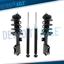 Front Left Right Struts w/ Coil Spring Rear Shocks for Hyundai Sonata Kia Optima