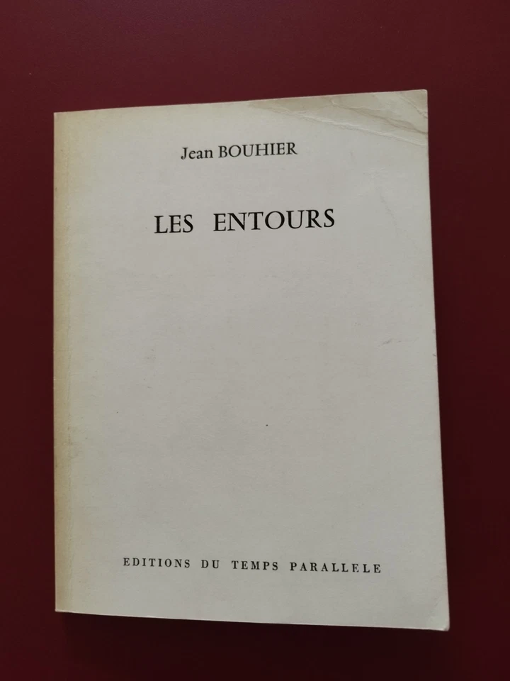 Jean Bouhier Les Entours Édition Originale Envoi A Lucien Clergue 1980 - Photo 2/4