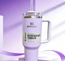 purple Wisteria Stanley Quencher H2.0 Tumbler Flow state Brand New Sealed In Box