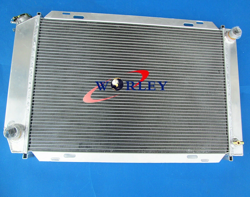 Radiador de alumínio + cobertura + ventiladores Ford Mustang GT / LX 5.0L V8 302 1979-1993 MT - Imagem 3 de 4