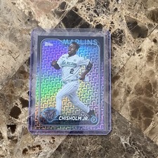 2024 Topps Series 1 Jazz Chisholm Jr. #223 Easter Holiday Foil Marlins B-15