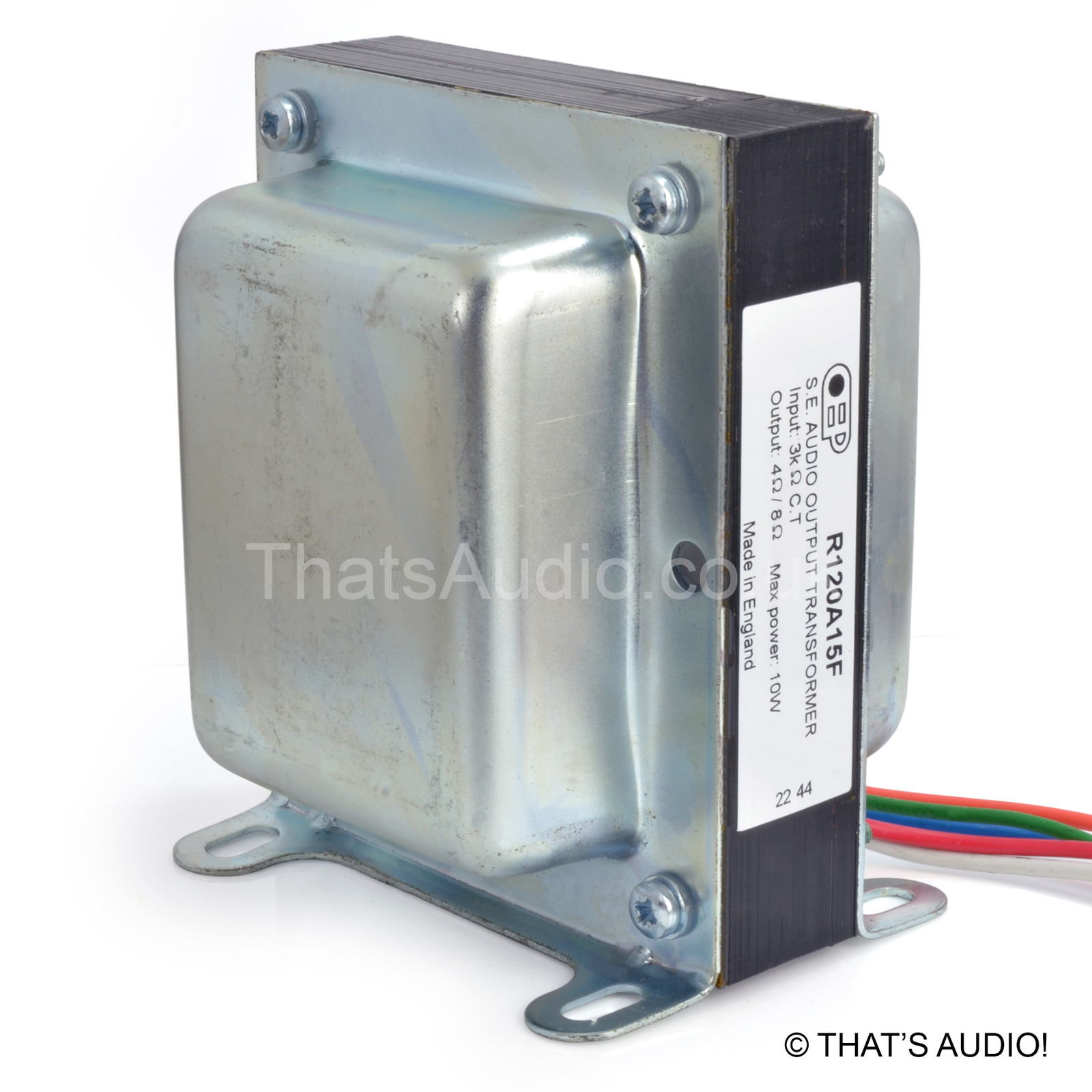 Amplifier Output Transformer 10W Single Ended (EL34) OEP R120A15F (Chassis Mo...