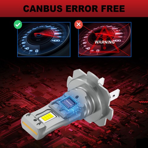 H7 LED Bombilla Faros De Coche 100W Luz de Cruce o Carretera Plug and Play 6500K - Imagen 7 de 11