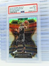2019-20 Panini Select Silver Prizm Nicolas Claxton #59 PSA 10 GEM MINT *POP 8*