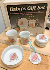 Frances Hook 1984 Baby s Gift Set by Roman  God sent you the best he had 