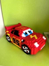 Cars Lightning McQueen 3D DIY Mini Building Blocks Set 1796 Pcs Blocks Game Gift