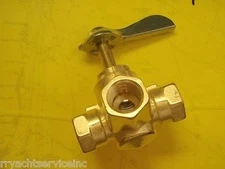 FUEL LINE TANK 3 WAY VALVE SEACHOICE 20751 1/4" NPT FEMALE PORTS SELECTOR BOAT