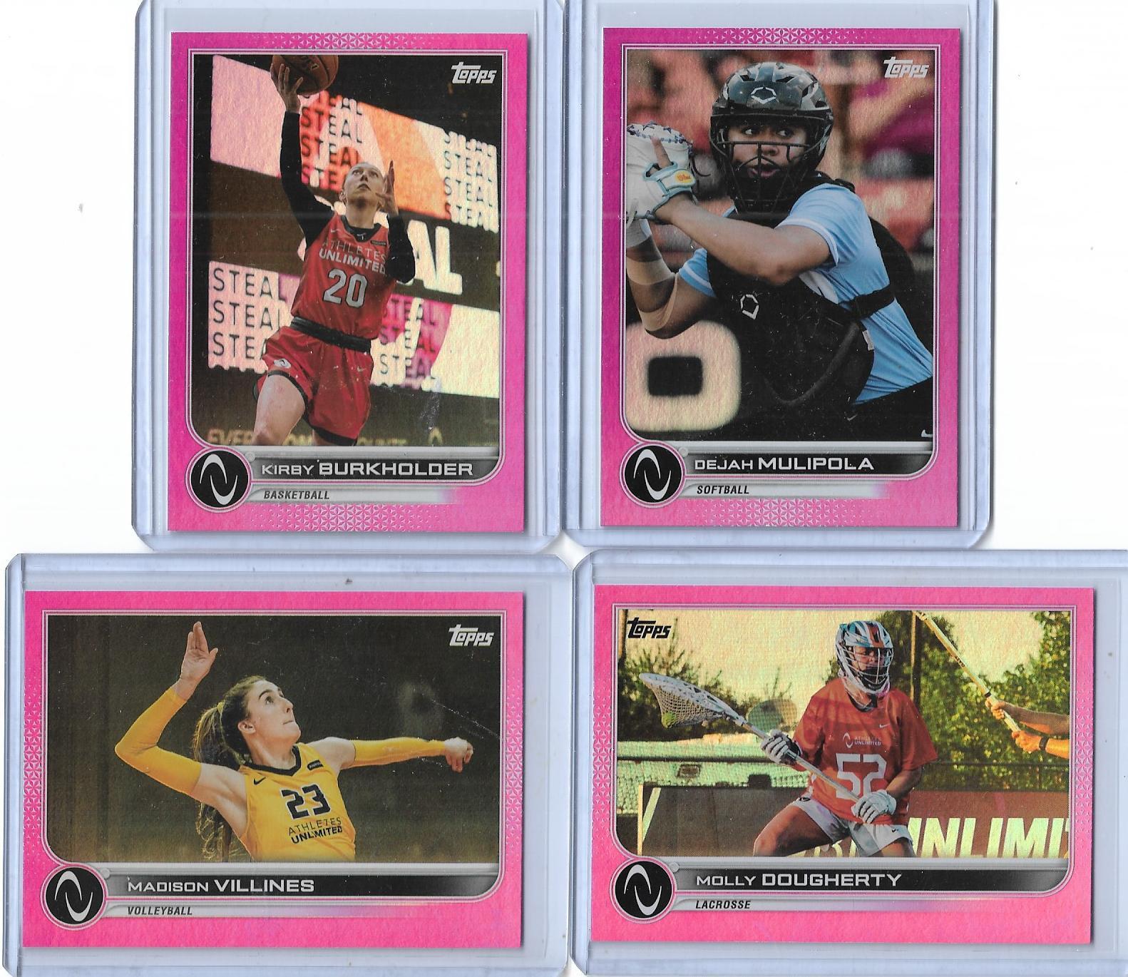 2023 Topps Athletes Unlimited All Sports Mother's Day Hot Pink 45