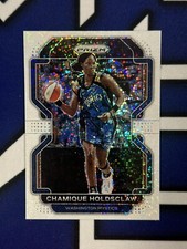 CHAMIQUE HOLDSCLAW 2022 PANINI PRIZM WNBA #116 WHITE SPARKLE SP SSP