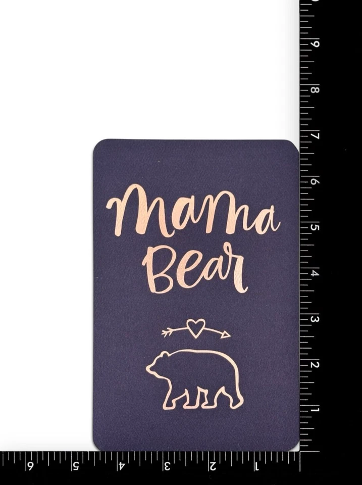 Tarjeta Mama Bear FELIZ DÍA DE LA MADRE PARA MAMÁ, Animal Heart de American Greetings +✉ Foto 3 de 4