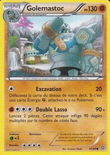 CARTE POKEMON GOLEMASTOC 130PV 41/98 Origines Antiques