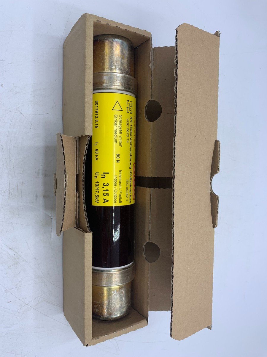 SIBA 3017913.3.15 / VDE 0670 T4 IEC 60282-1 | eBay